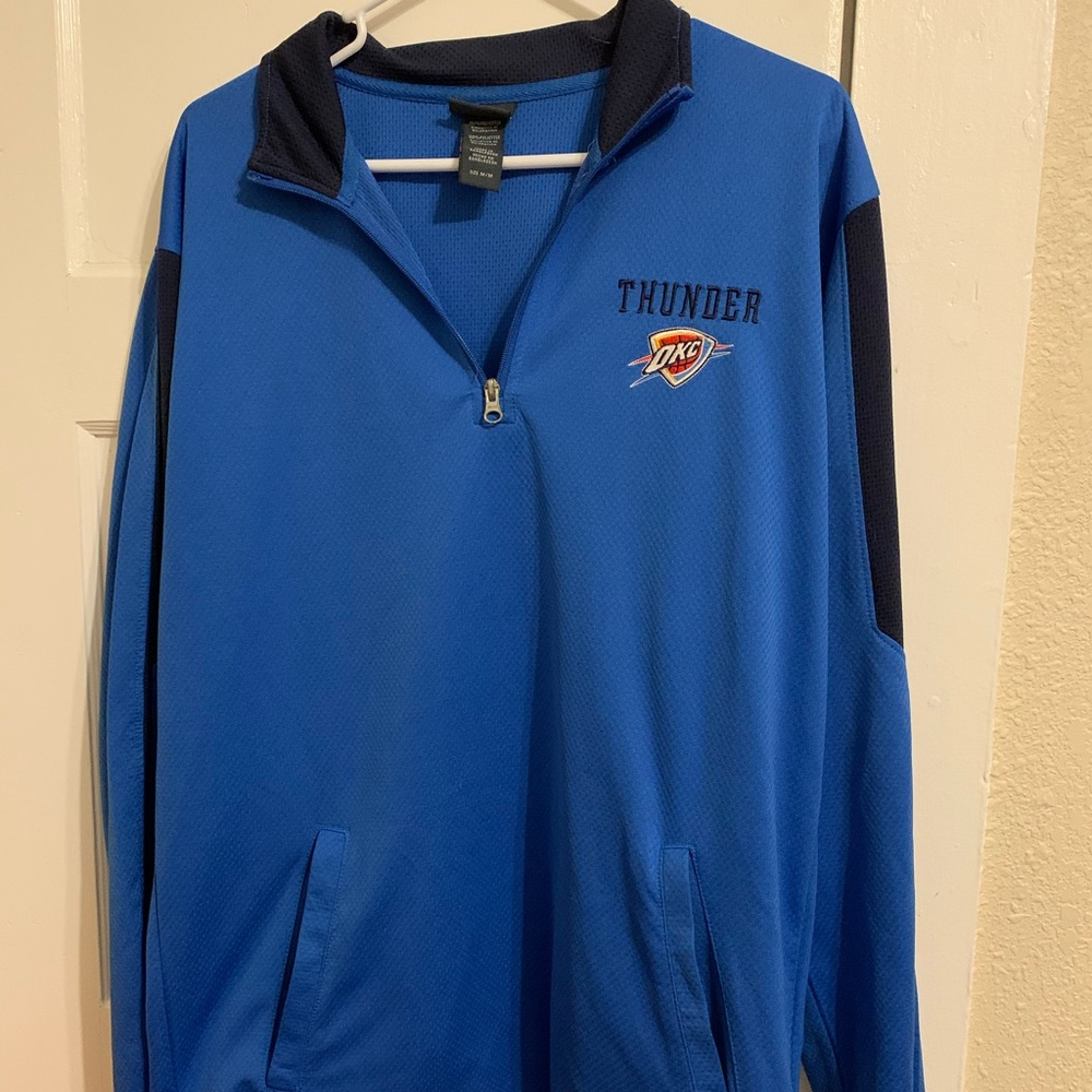 OKC thunder quarter zip
